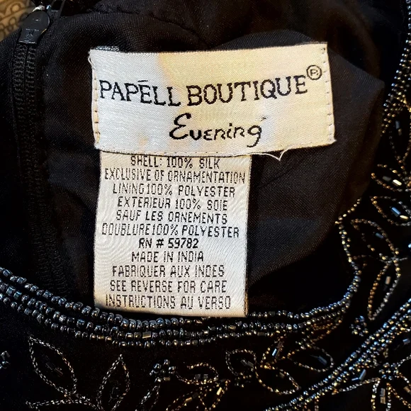 beaded high neck halter top - Picture 5 of 6